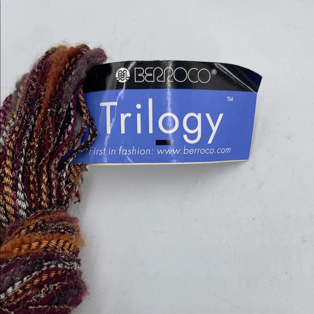 6 NEW Yarn Skeins Berroco Trilogy 7631 Earthtones Italy 80yds/1.75oz Each